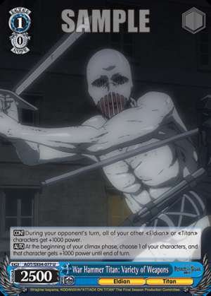 War Hammer Titan: Variety of Weapons