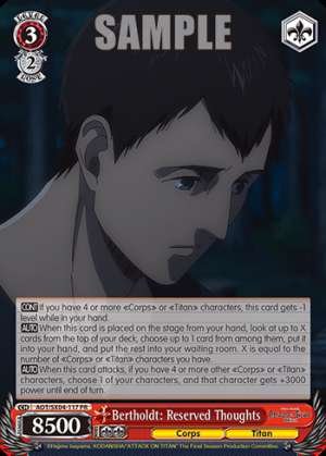 Bertholdt: Reserved Thoughts