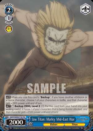 Jaw Titan: Marley Mid-East War