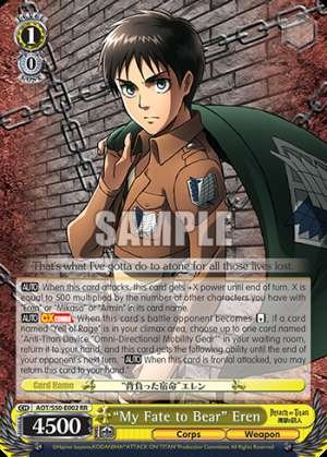 "My Fate to Bear" Eren