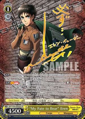 "My Fate to Bear" Eren