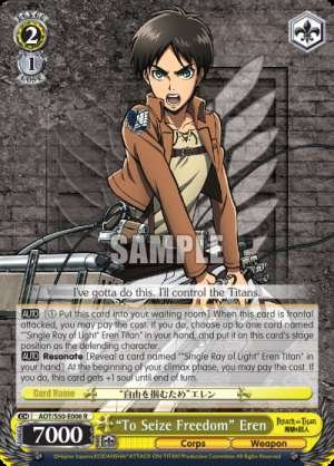 "To Seize Freedom" Eren