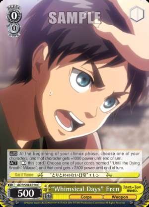 "Whimsical Days" Eren