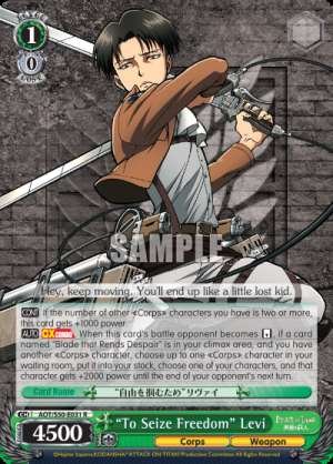 "To Seize Freedom" Levi