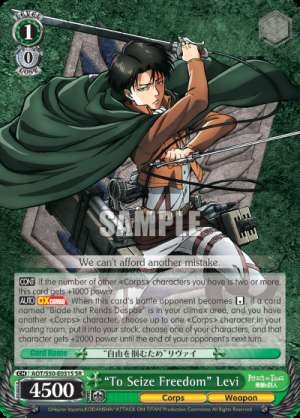 "To Seize Freedom" Levi
