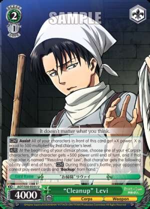 "Cleanup" Levi
