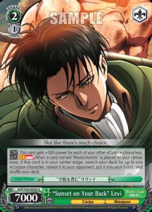 "Sunset on Your Back" Levi