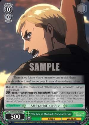 "The Fate of Mankind's Survival" Erwin