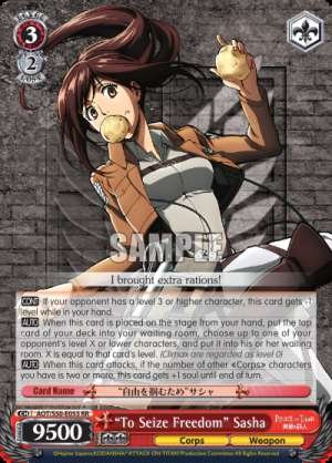 "To Seize Freedom" Sasha