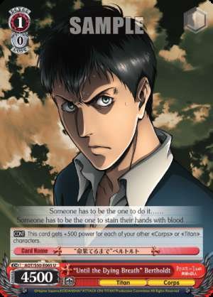 "Until the Dying Breath" Bertholdt