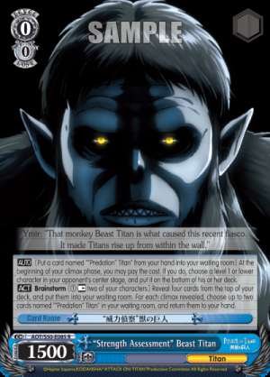 "Strength Assessment" Beast Titan