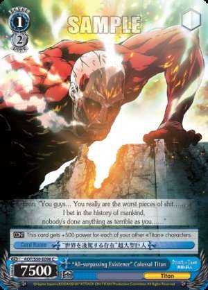 "All-surpassing Existence" Colossal Titan