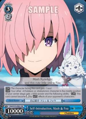 Self-Introduction, Mash & Fou