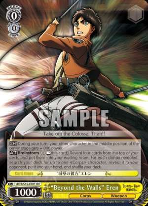 "Beyond the Walls" Eren