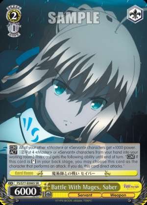 Battle With Mages, Saber
