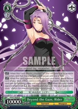 Beyond the Gaze, Rider