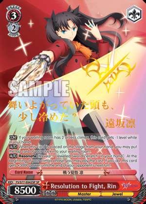 Resolution to Fight, Rin