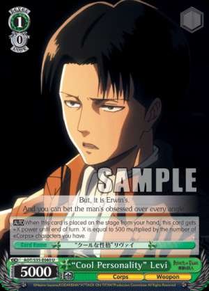 "Cool Personality" Levi