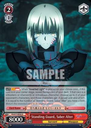 Standing Guard, Saber Alter