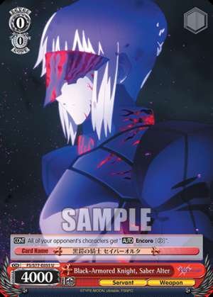 Black-Armored Knight, Saber Alter
