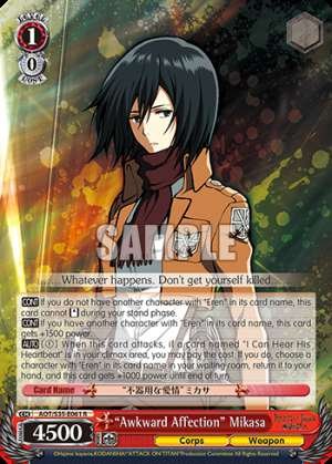 "Awkward Affection" Mikasa