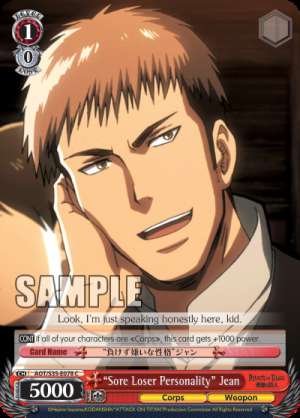 "Sore Loser Personality" Jean