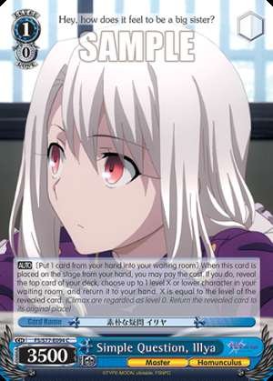 Simple Question, Illya