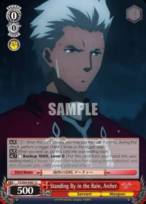 Standing By in the Rain, Archer