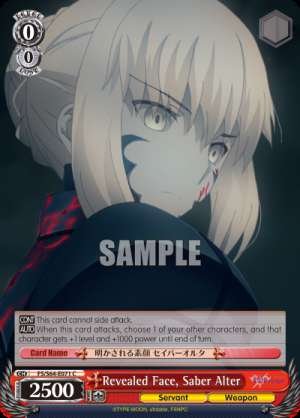 Revealed Face, Saber Alter