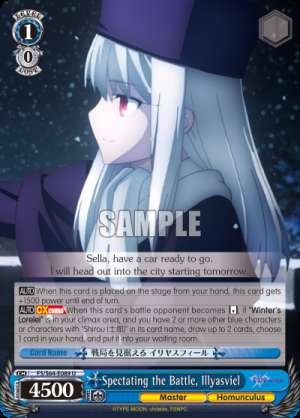 Spectating the Battle, Illyasviel