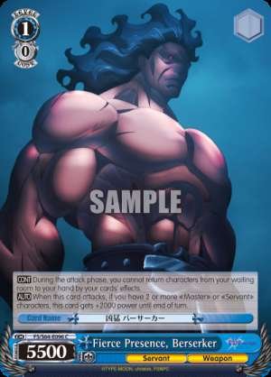Fierce Presence, Berserker