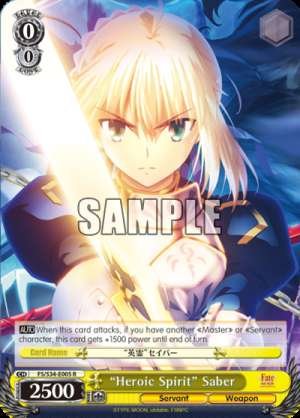 "Heroic Spirit" Saber