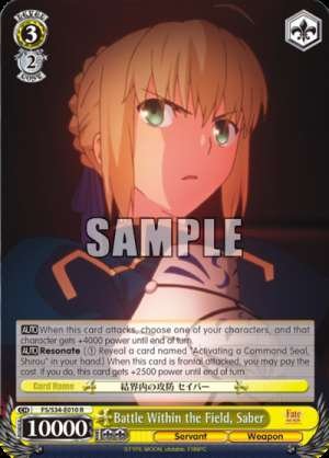 Battle Within the Field, Saber