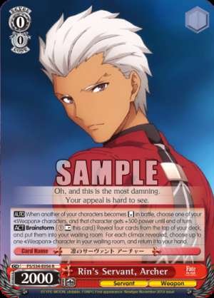Rin's Servant, Archer