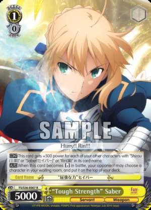 “Tough Strength” Saber