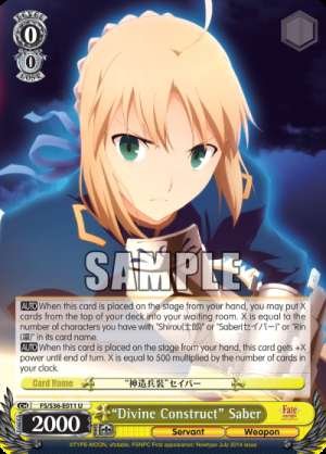 “Divine Construct” Saber