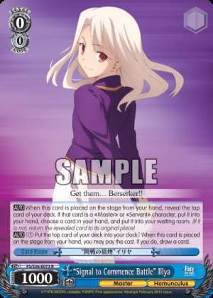 “Signal to Commence Battle” Illya