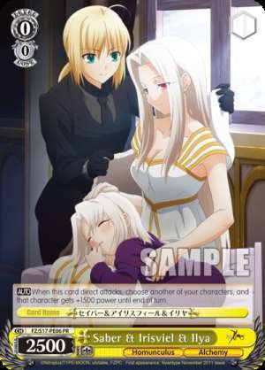 Saber & Irisviel & Illya