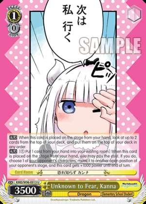 Unknown to Fear, Kanna