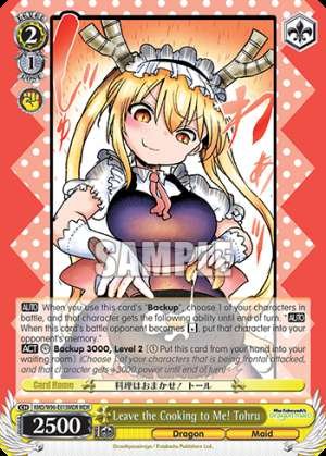 Leave the Cooking to Me! Tohru