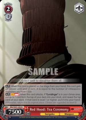 Red Hood: Tea Ceremony