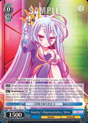 Imanity's Representative, Shiro