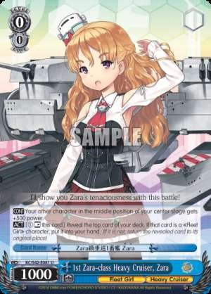 1st Zara-class Heavy Cruiser, Zara