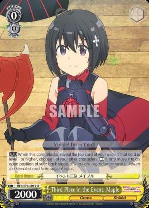 Third Place in the Event, Maple