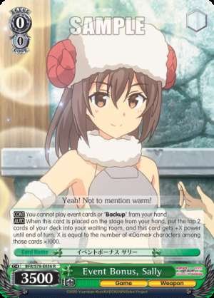 Event Bonus, Sally