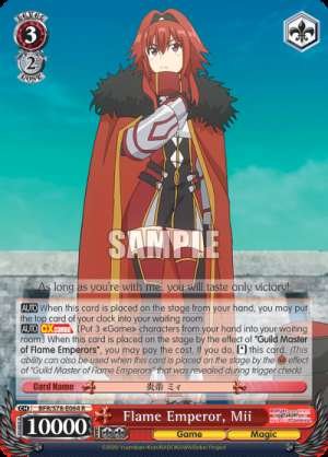Flame Emperor, Mii
