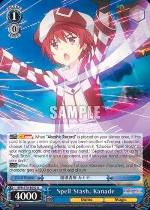 Spell Stash, Kanade