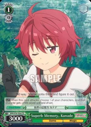 Superb Memory, Kanade
