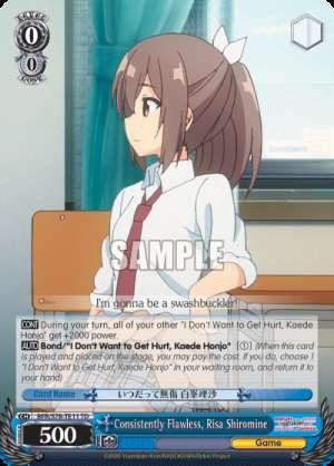 Consistently Flawless, Risa Shiromine