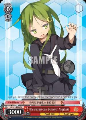 8th Mutsuki-class Destroyer, Nagatsuki